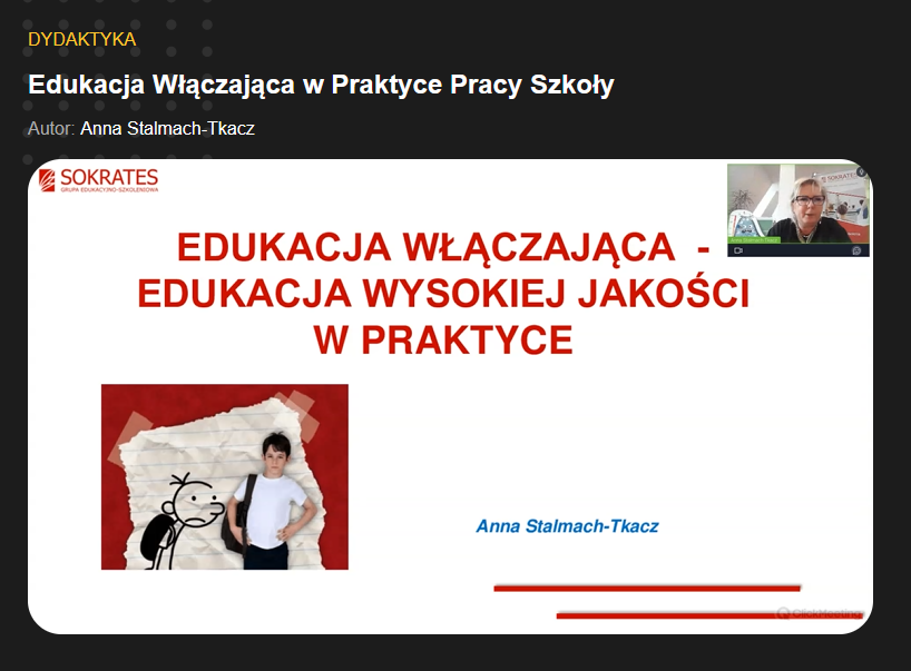 slajd: „Edukacja włączająca – edukacja wysokiej jakości w praktyce”