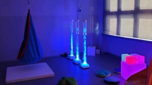 wnętrze sali do zajęć terapeutycznych