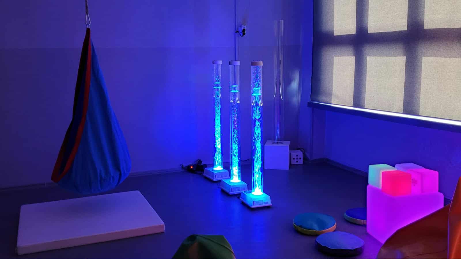 wnętrze sali do zajęć terapeutycznych
